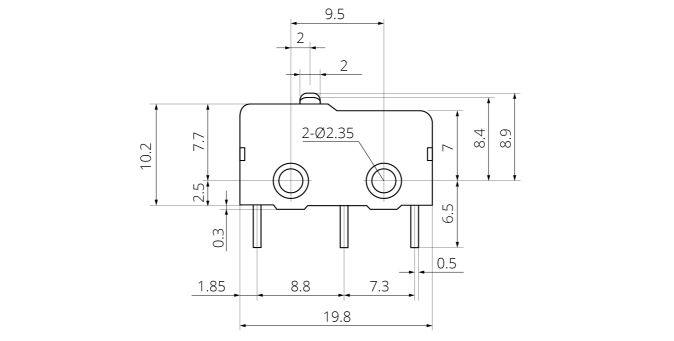 Мікровимикач V-15-1C25 