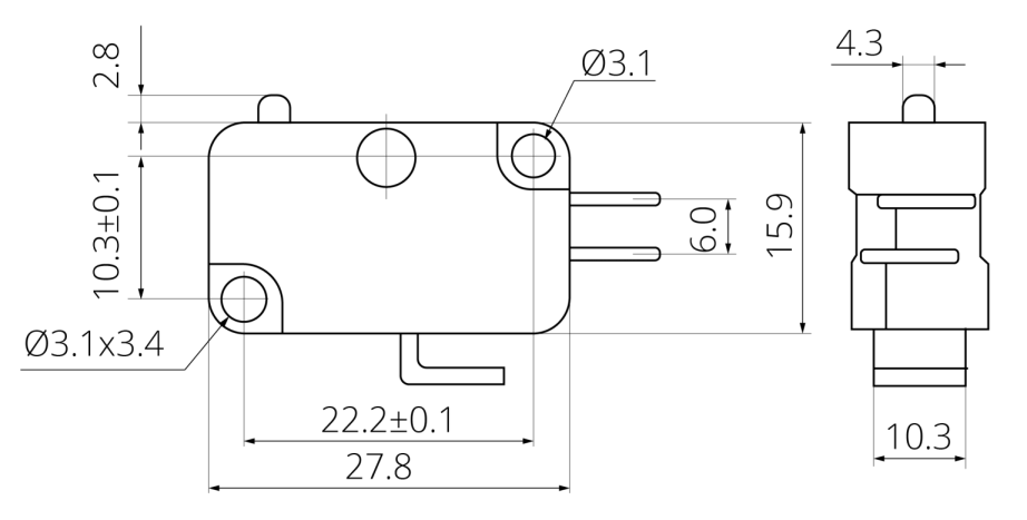 Мікровимикач V-15-1B5 