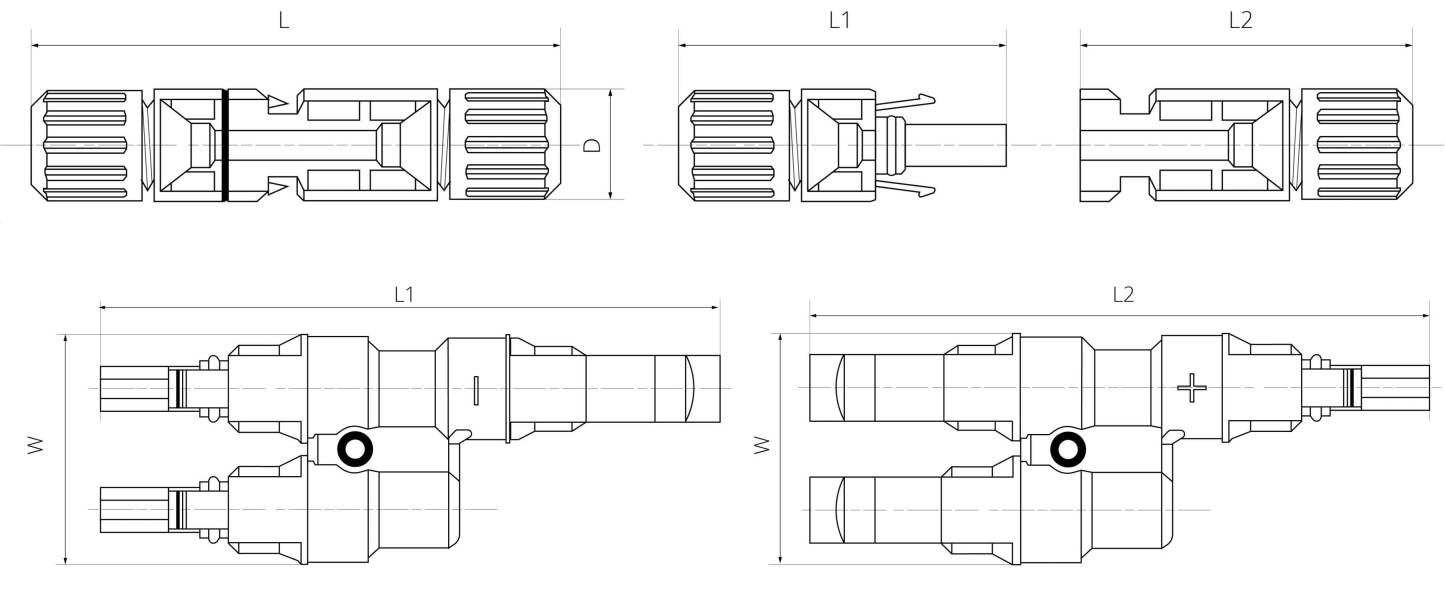 Конектор MC4-W 4мм² TAKEL