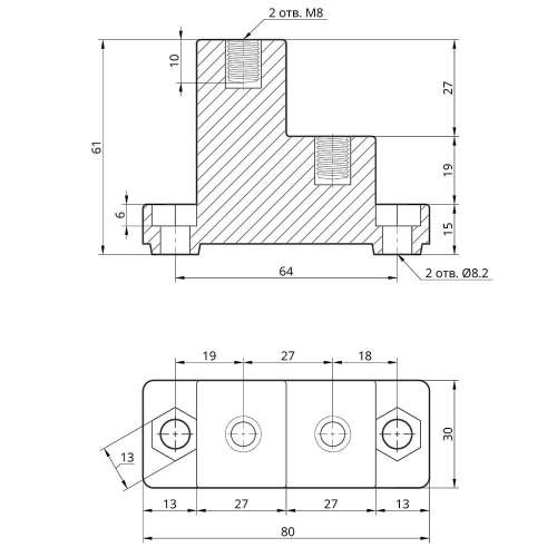 Ізолятори  CT2-25 без болтів