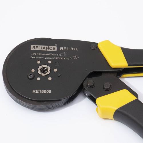 Кліщи для обтиску наконечників REL 816 (HB, EN, 0,08-16) RELIANCE