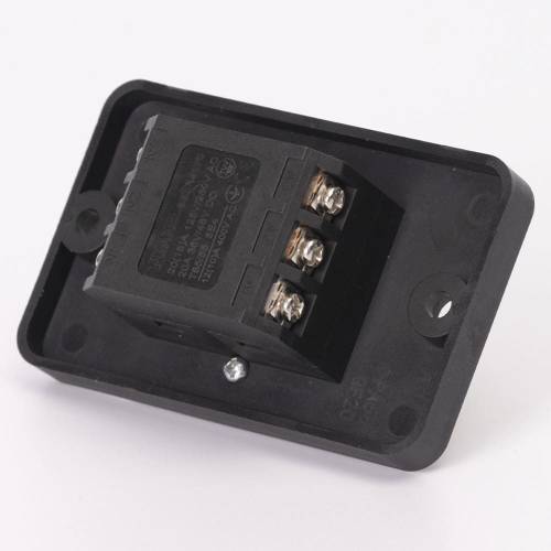 Кнопка Пуск-Стоп SSB-191YC 6pin на панелі, жовта рамка TAKEL