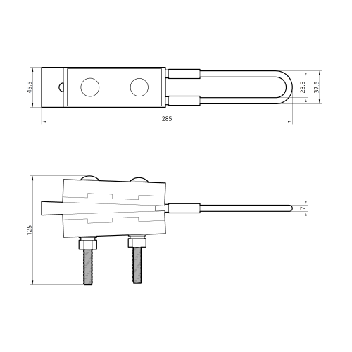 Затискач анкерний натяжний KW116 (4*25-70мм²)