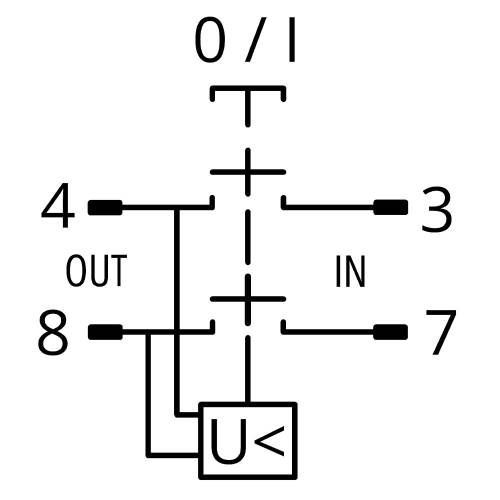 Пускова електромагнітна кнопка ESSB-151YC 4pin, жовта рамка