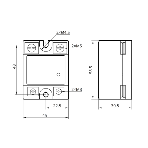 Реле твердотільне SSR-1 DA4840 40А TAKEL