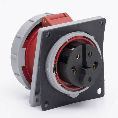 Розетка стаціонарна внутрішня 4152 16А 400В 3Р+N+Е IP67 Argent TAKEL
