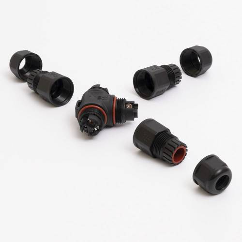 Коннектор T-подібний TL20 3pin IP68 TAKEL