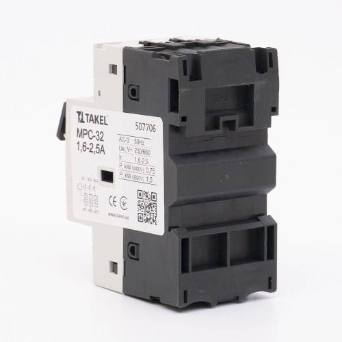 Вимикач автоматичний захисту двигуна MPC-32 1.6-2.5А TAKEL 
