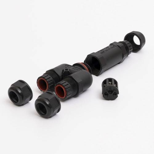 Коннектор Y-образный  UM25 3pin IP68 TAKEL