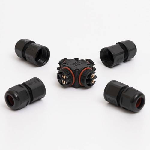 Коннектор X-образный  XL20 2pin IP68 TAKEL