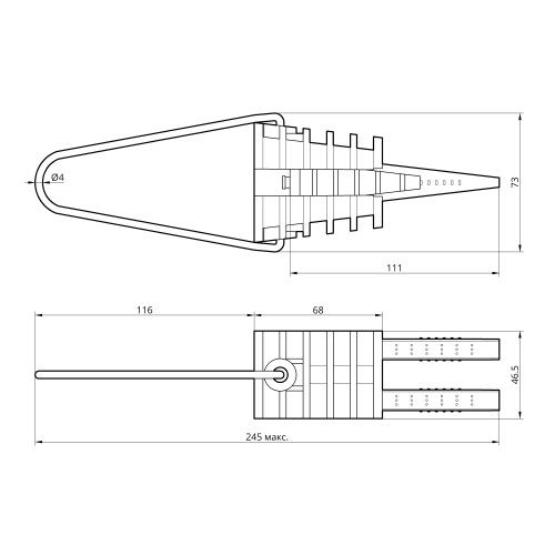 Затиcкач анкерний натяжний PA4/50 (16-50мм2) TAKEL
