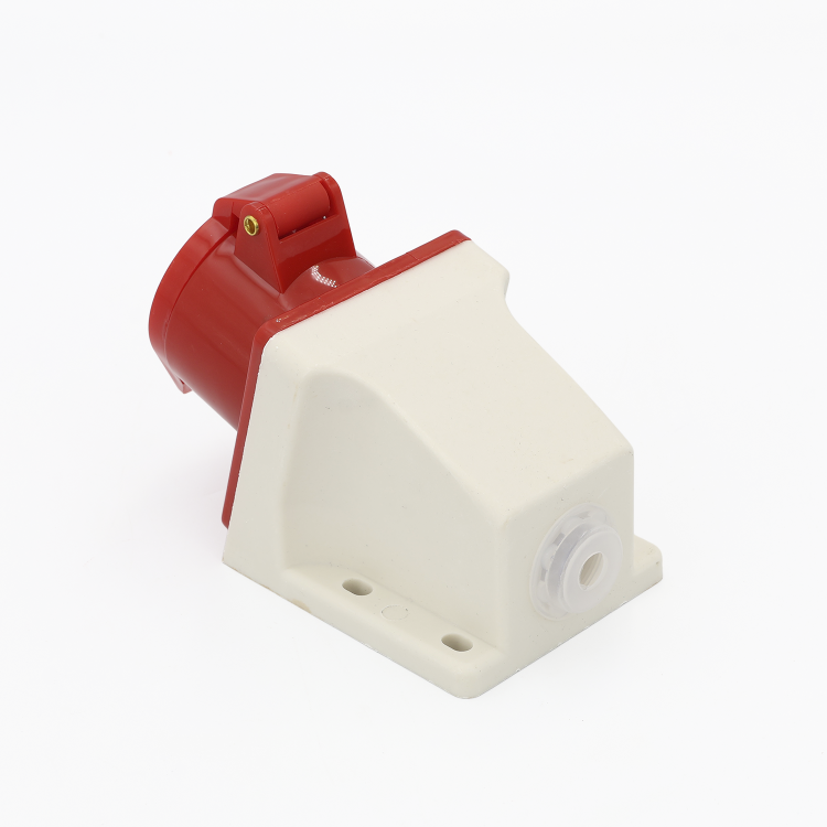 Розетка стаціонарна зовнішня 7114 16А 380В 3Р+Е IP44 LEE