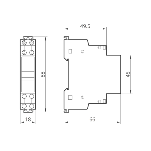 Вимірювач 3 в 1 MD35-VAH (АC 80-500V, 0-100А, 0-99Hz) TAKEL