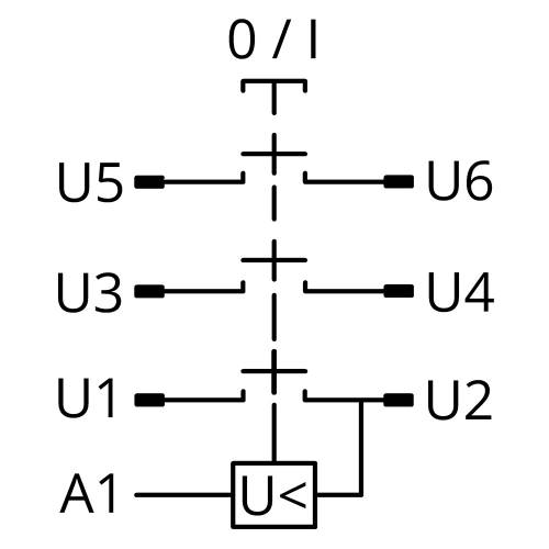 Пусковая электромагнитная кнопка ESSB-172YC 7pin на панеле, желтая рамка