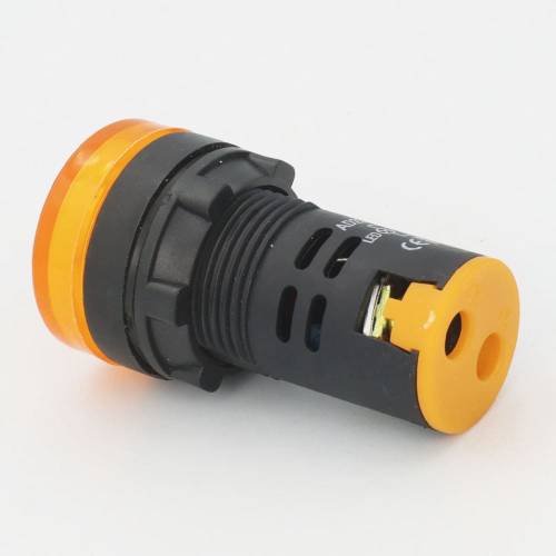 AD22 - 230v АC (B) світлодіодний індикатор, жовтий