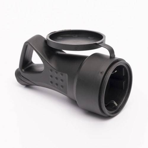 Розетка каучукова з захисною кришкою з вухом переносна 415 2Р+РЕ IP44 LEE