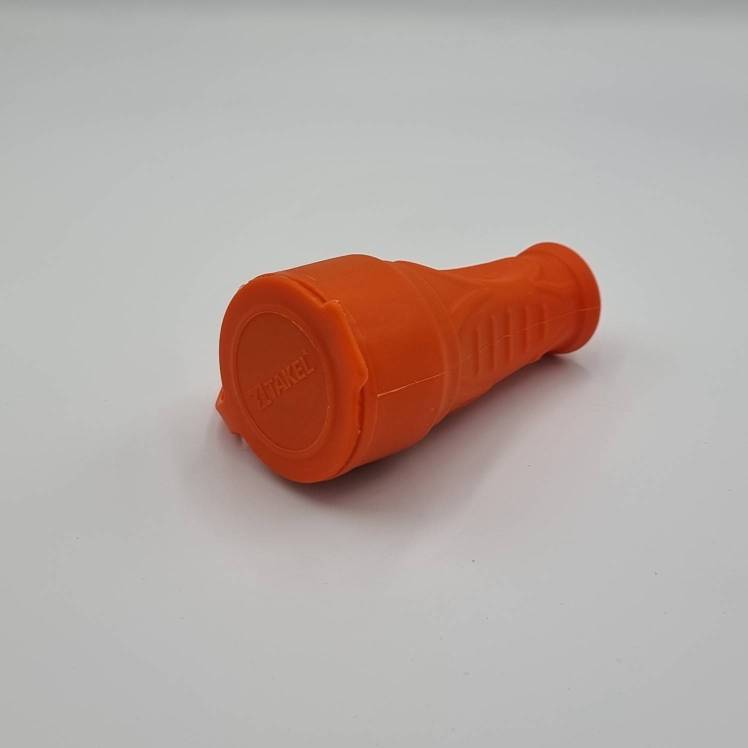 Розетка каучукова переносна RSPO помаранчева 2Р+РЕ IP44 TAKEL