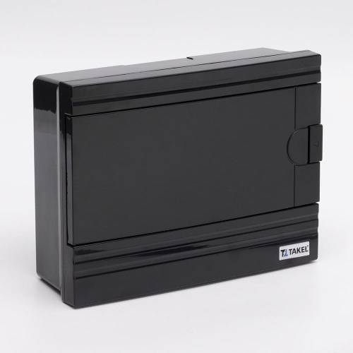 Щиток внутрішній FF-BB на 12 модулів, чорний, чорні двер., Argent IP 40 TAKEL