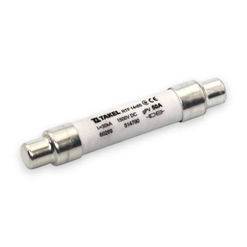 Плавка вставка запобіжника RTF 14х85 50А 1500В DC TAKEL