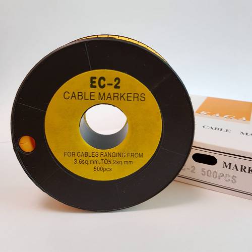 Маркувальна бірка EC-2 (3,6-5,2 мм²) символ 